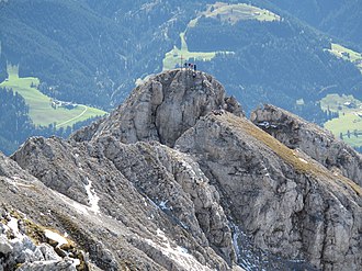 Gipfelaufbau des Tuxecks vom Treffauer