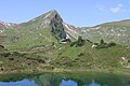 Von Südosten über der Lache unterhalb der Roten Spitze