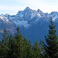 Von links nach rechts: Maningkogel, Acherkogel und Wechnerkogel (von Nordwesten)