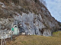 Gletscherschliff in Adnet „Kirchenbruch“