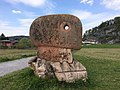 Steinsymposium Adnet. Kopf im Adneter Moos
