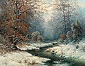Winterliche Flusslandschaft