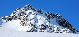 Die Agglsspitze vom Feuersteinferner (Nordosten)
