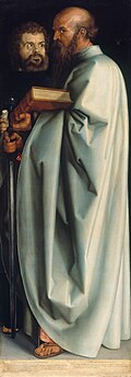 rechts: Markusund Paulus