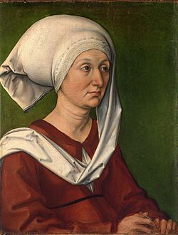 Porträt Barbara Dürers (1490/93), Germanisches Nationalmuseum, Nürnberg