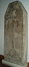 Die Grabplatte in der Pfarrkirche Alland