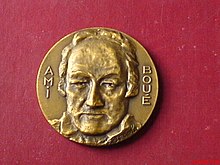 Ami-Boué-Medaille der Société Géologique der France (Werk von Georges Deicha)