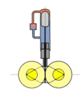 Animation zum Rhombengetriebe