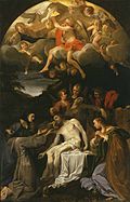 Pietà mit Heiligen, 1585, Galleria Nazionale, Parma
