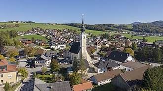 Blick auf Anthering