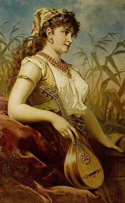 Die Mandolinenspielerin(um 1896)