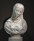 Verschleierte Dame (die Reinheit ?), 1722, Ca’ Rezzonico, Venedig