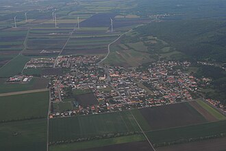 Luftbild von Sommerein