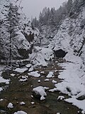 Der Archbach kurz vor Verlassen der Stuibenfälle in Richtung Mühl