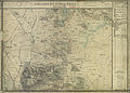 Der Bisamberg und seine Umgebung um 1873, mit den alten Schanzen aus der Zeit um 1866 (Aufnahmeblatt der Landesaufnahme)