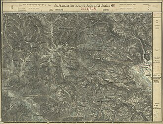 Maria Lankowitz im Westen von Köflach, Aufnahmeblatt der Landesaufnahme, um 1877/78