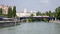 Augartenbrücke, über den Donaukanal