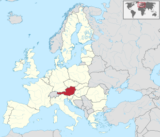 Lage Österreichs in der Europäischen Union