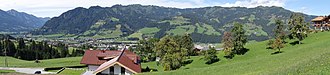 linksseitige Begrenzung des Salzachtals im Raum St. Johann