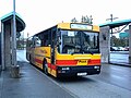 Ein Steyr SL 12 HUA 340 vom Postbus, abgestellt am Bahnhof Bregenz