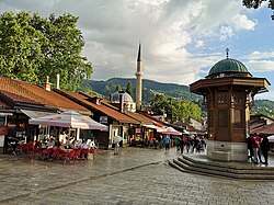 Baščaršija-Platz in der Altstadt
