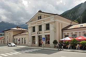 Das denkmalgeschützte Aufnahmsgebäude