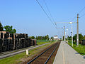 Bhf. Hausleiten, Blickrichtung Absdorf, vor dem Umbau im Jahr 2008