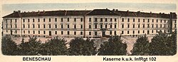 Kaserne in Beneschau (Das Gebäude war 2018 noch existent)Koordinate: 49° 46′ 38″ N, 14° 41′ 14″ O49.77722222222214.687222222222