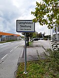 Südliches Ende von Lengfelden Siedlung