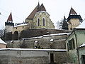 Drei Mauerringe, v.l.n.r Katholischer Turm, Ostbastei, Kirche, Mausoleumsturm