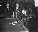 (v.l.n.r.) Walter Lütgethman (DEU), August Tiedtke (DEU) und Henk Metz (NED) bei der EM 1953