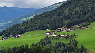Gerlosberg von Hainzenberg aus gesehen