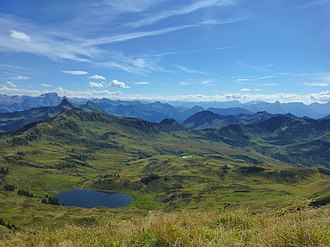 Aussicht von der Sünser Spitze