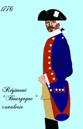 Régiment de Bourgogne cavalerie 1776 bis 1779<