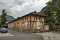 Stirnseite der ehemaligen Lokomotivremise, 2016