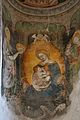 Hochgotisches Fresko der Stillenden Madonna
