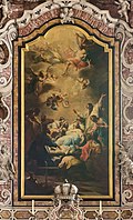 Hochaltarbild des Brixner Doms Tod Mariens in Gegenwart der Apostel, um 1750