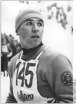 Roland Weißpflog bei den Deutschen Meisterschaften 1963