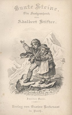 Frontispize der Erstausgaben mit Illustrationen zu Granit und Bergkristall (Ludwig Richter)