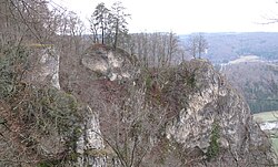 Bild 4: Kernburg von Südosten