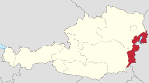 Burgenland in Austria.svg