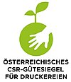 Österreichisches CSR-Gütesiegel für Druckereien