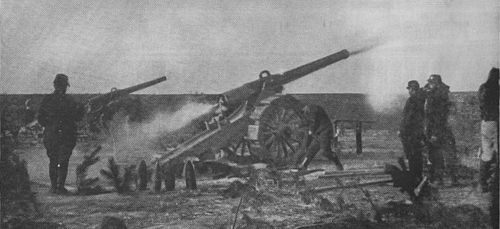 Eine Kanone 155 L  1915