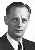 Carl Ferdinand Cori auf seinem Nobelpreisfoto aus dem Jahr 1947