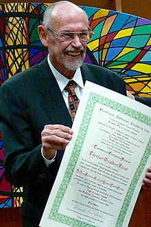 Porträt (Beschnitt) Carl Gerold Fürst (2010) bei der Verleihung der Ehrendoktorwürde des Päpstlichen Orientalischen Instituts in Rom
