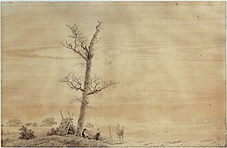 C. D. Friedrich: Herbstabend am See, 1805, Klassik Stiftung Weimar