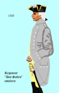 Régiment des Salles cavalerie 1757 bis 1762