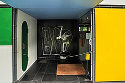 Wandzeichnung von Le Corbusier