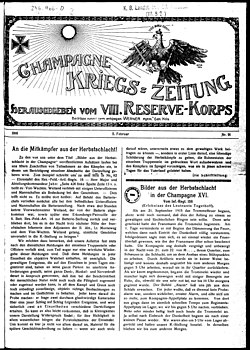 Titelblatt der ersten Ausgabe