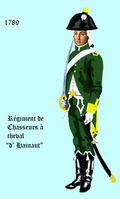 Régiment de chasseurs à cheval de Hainaut 1789–1791